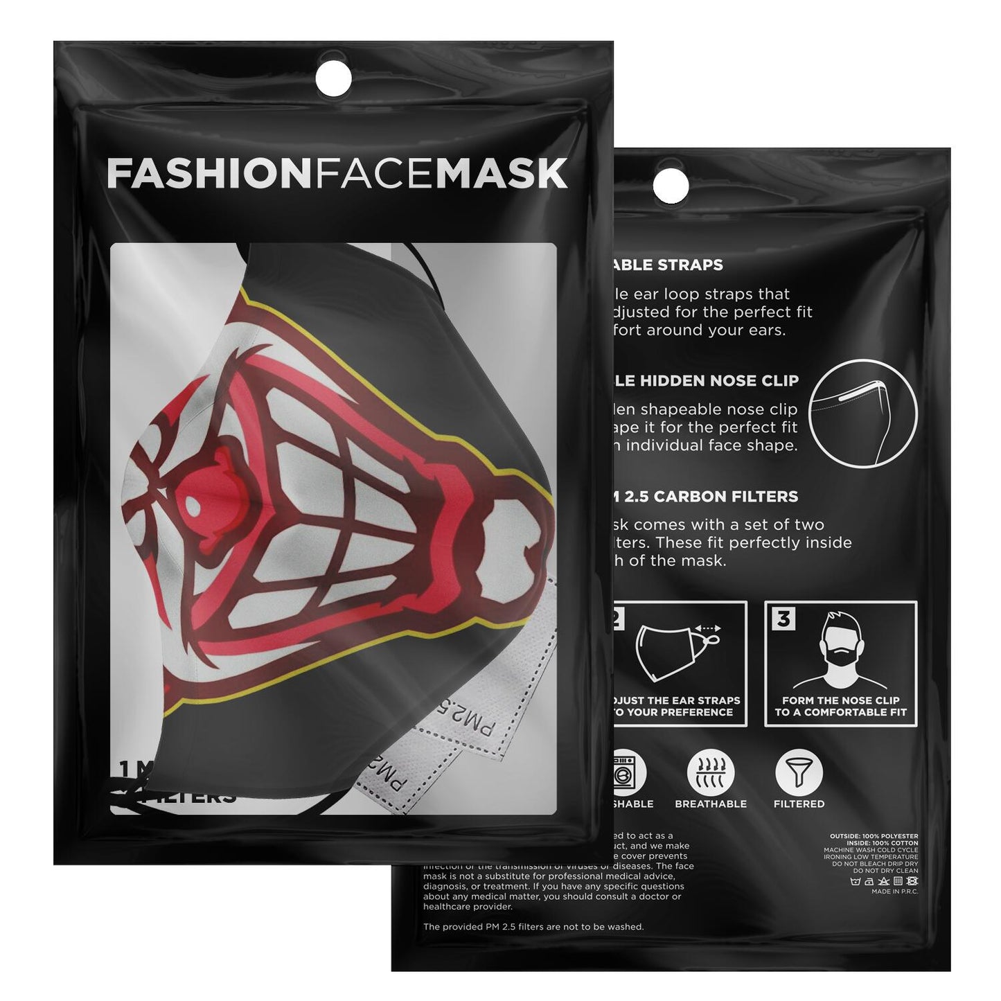 Evil Clown Fashion Mask