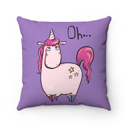 Shy Unicorn Pillow