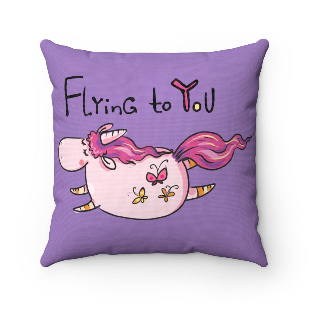 Flying Unicorn Pillow