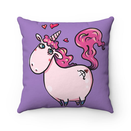 Unicorn In Love Pillow