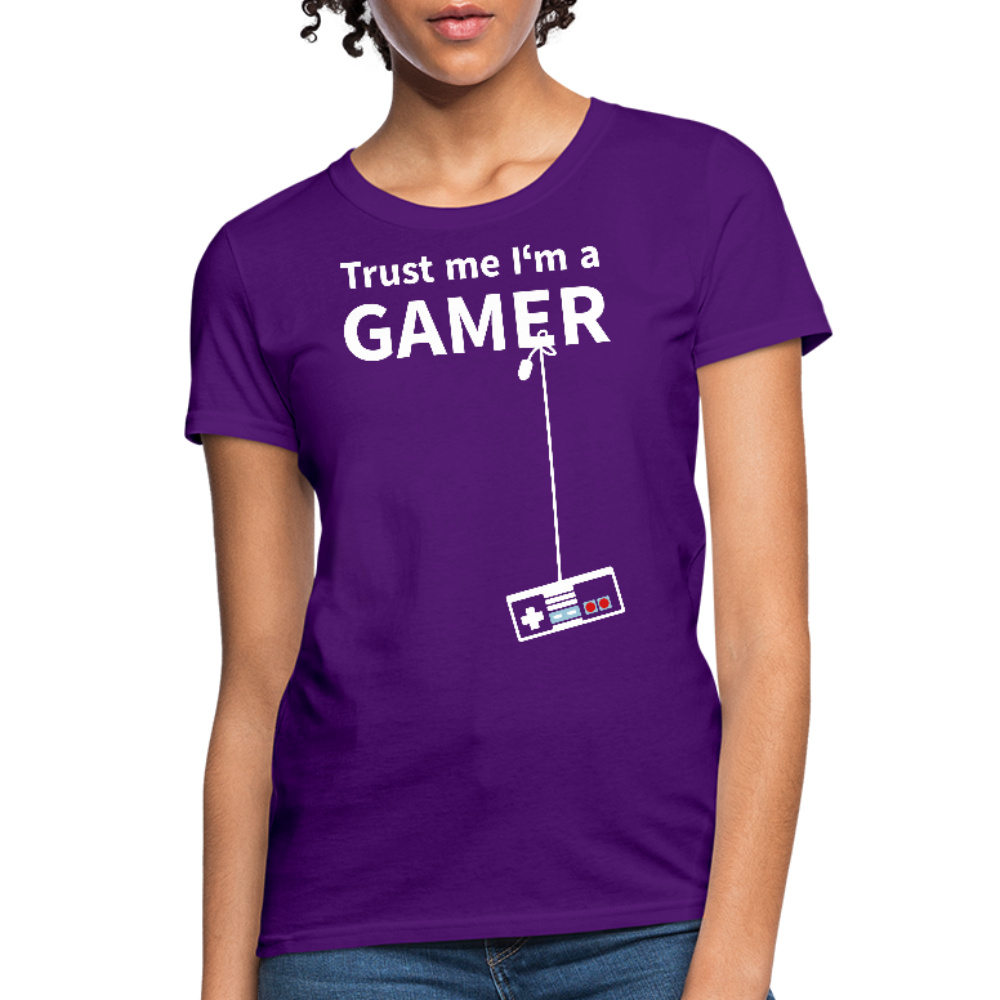 Trust the Game Women T-Shirt - purple