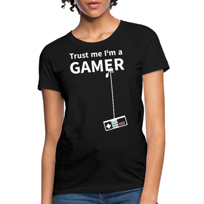 Trust the Game Women T-Shirt - black