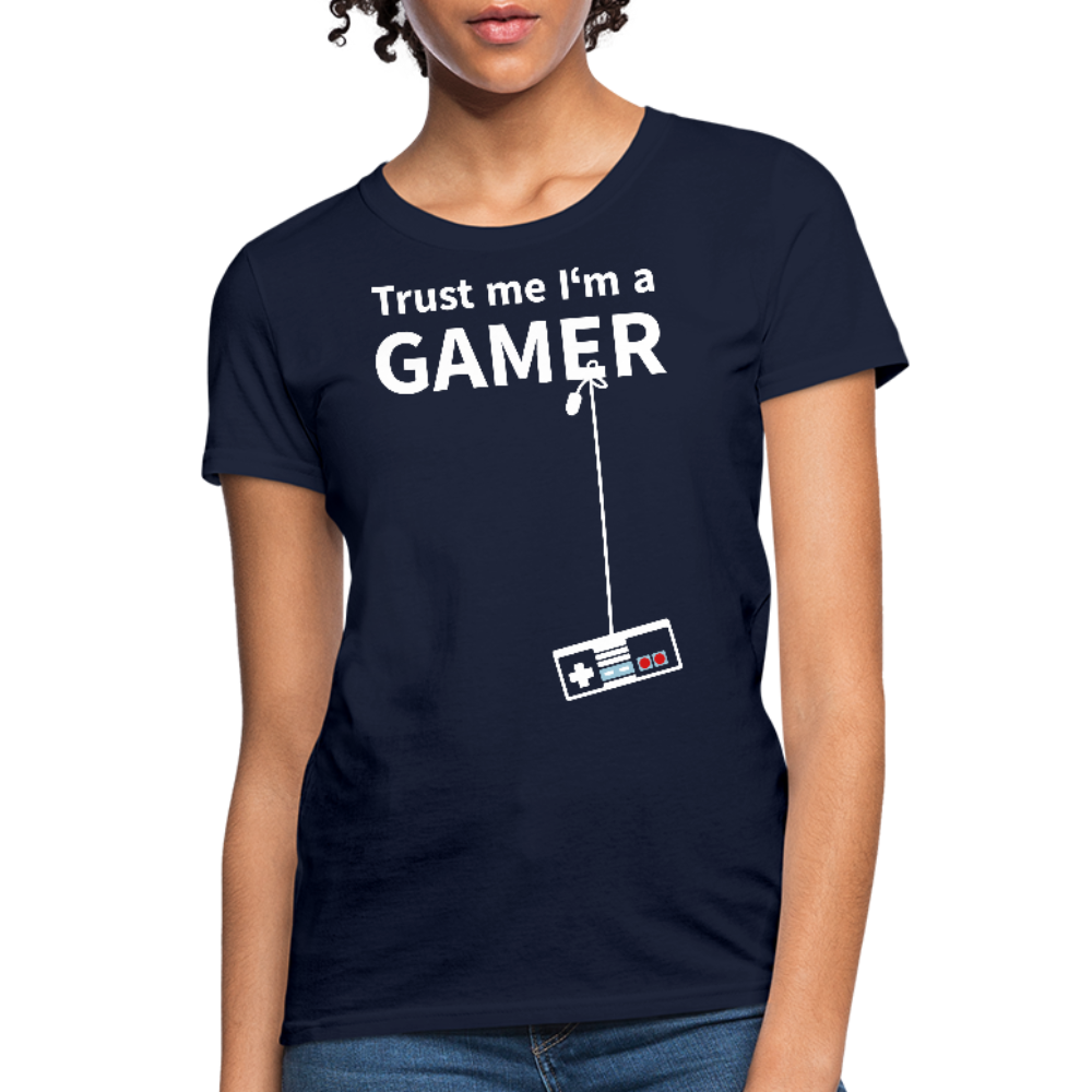 Trust the Game Women T-Shirt - navy