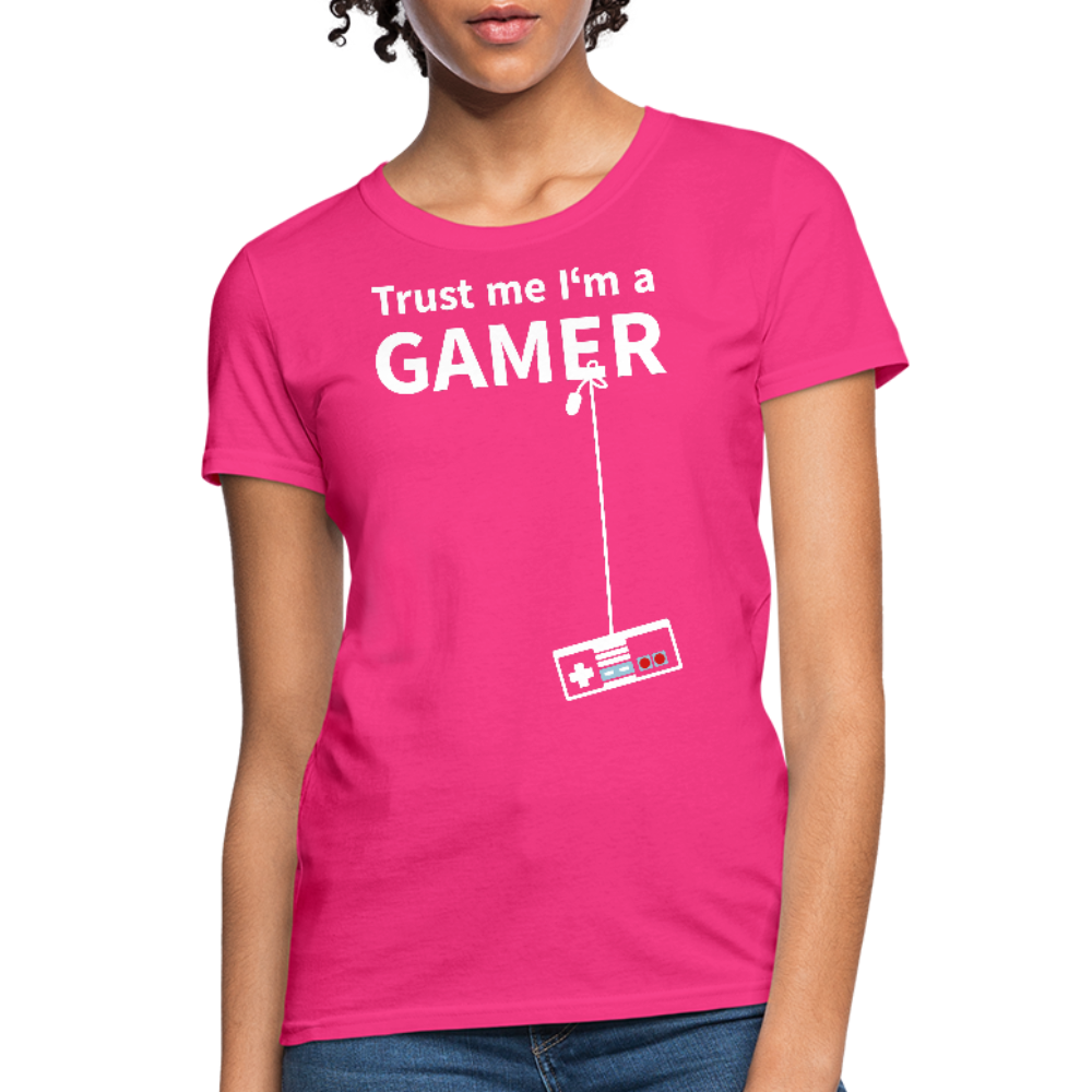 Trust the Game Women T-Shirt - fuchsia