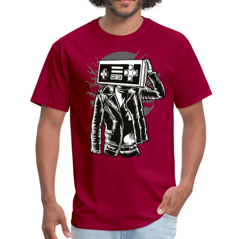 Unplugged Men T-Shirt - dark red