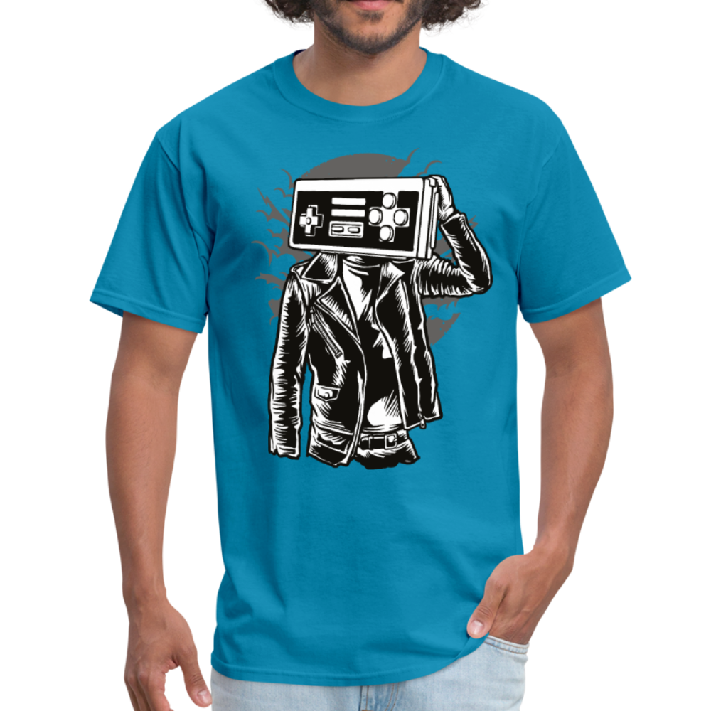 Unplugged Men T-Shirt - turquoise