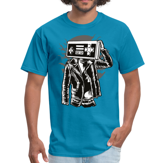 Unplugged Men T-Shirt - turquoise