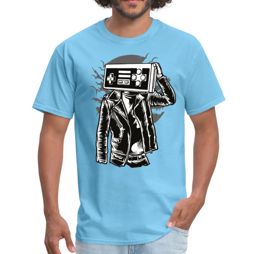 Unplugged Men T-Shirt - aquatic blue